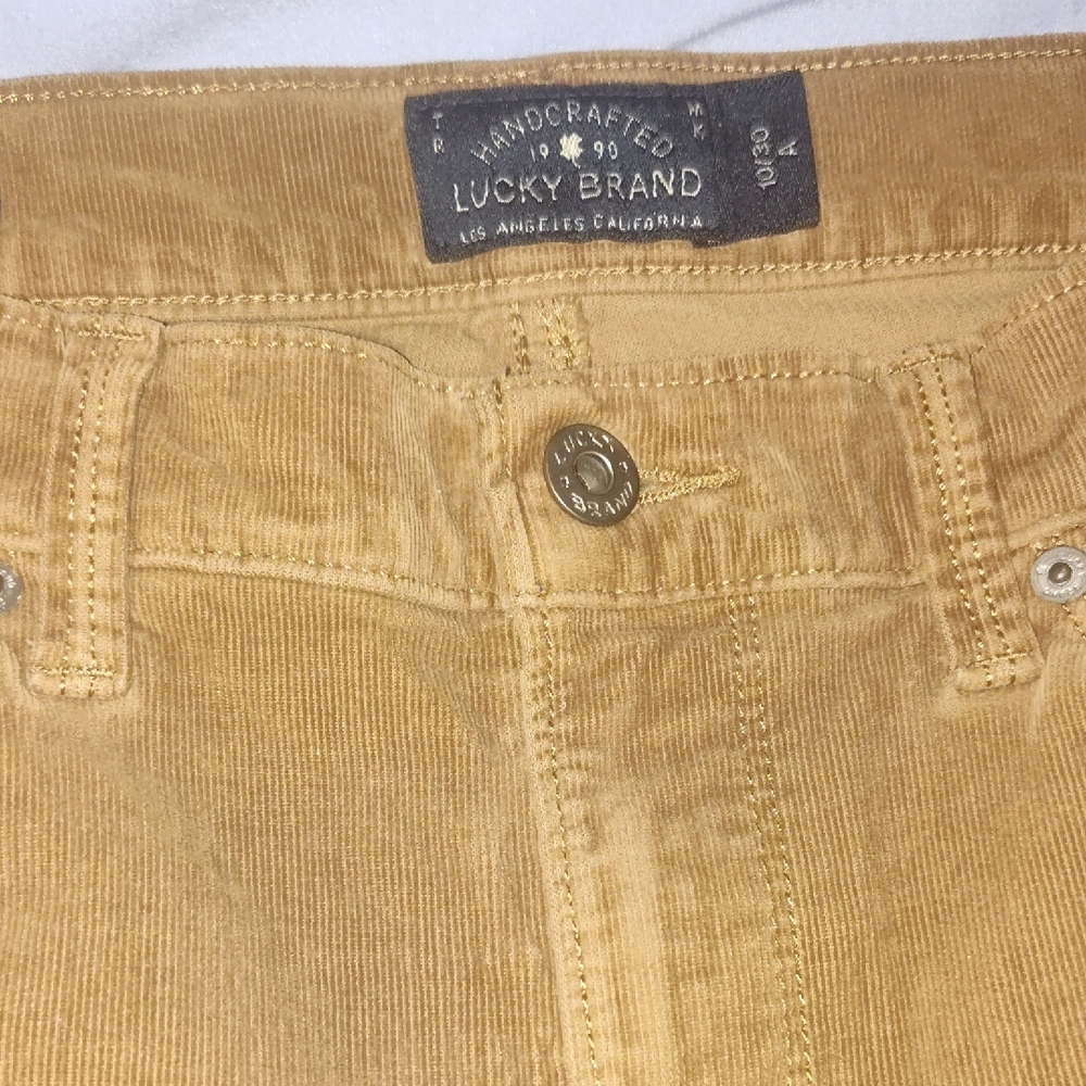 Lucky Brand Tan Straight Leg Pants